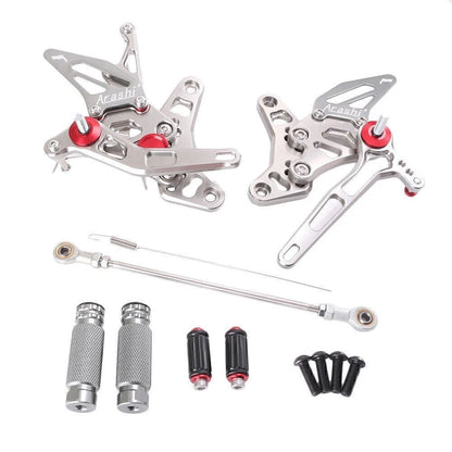Adjustable Rearsets Foot Pegs for Suzuki SV650/S60S (2017) - Grey