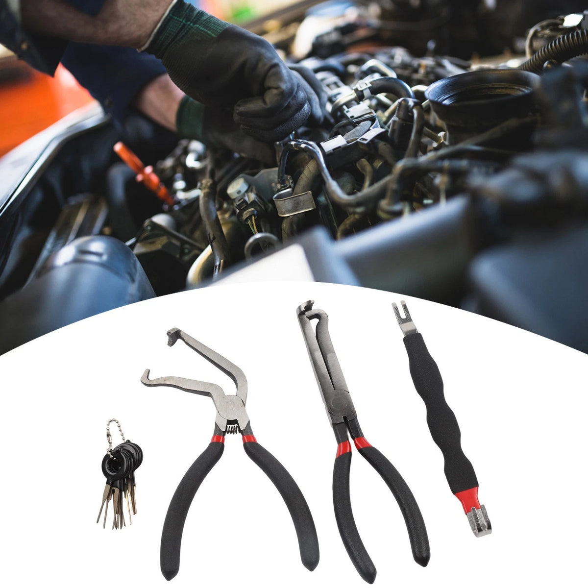 Electrical Disconnect Pliers Carbon Steel Construction Double-ended Design