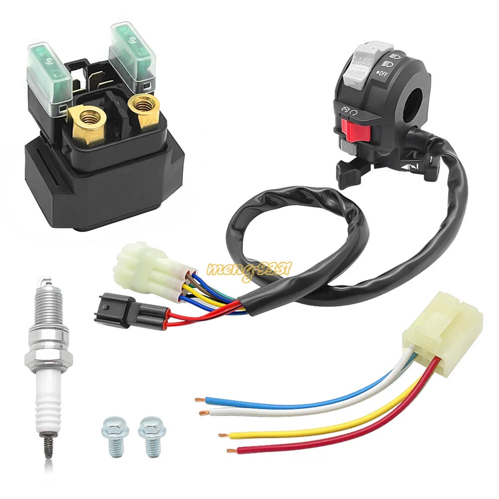 Start Stop Switch & Starter Solenoid Relay Plug for Yamaha Raptor 350 660 (2004–2006)