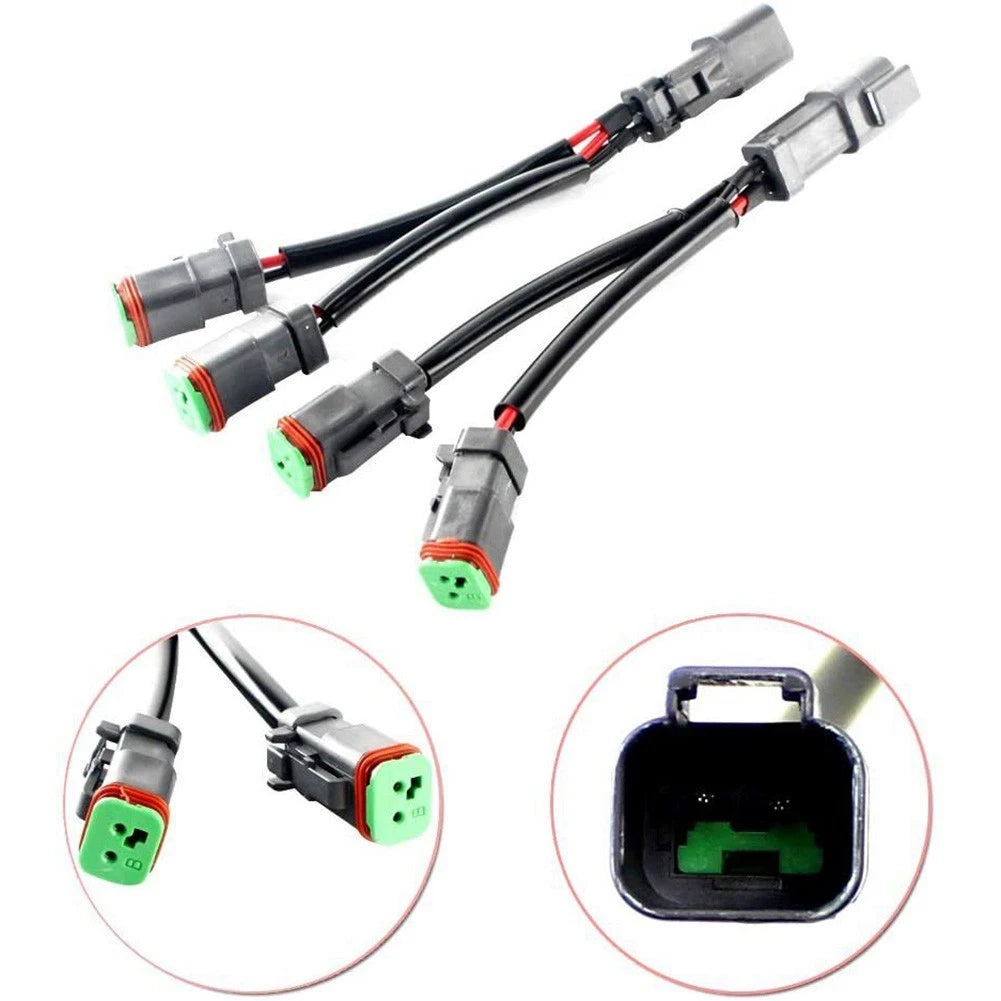 LED Work Light Y Connector DT Splitter for Efficient Power Distribution