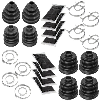 Caltric Front Rear Axle CV Boot Kit for Kawasaki Teryx4 800 (2014–2023)