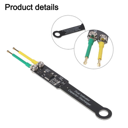 Capacitor Discharge Pen with LED Indicators for Maintenance