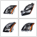 Headlight Assembly Black Left for Nissan Sentra SR SE-R Spec V (2010–2012)