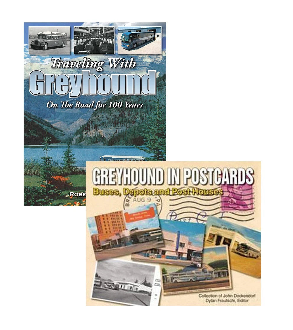 Set of 2 Greyhound Postcards