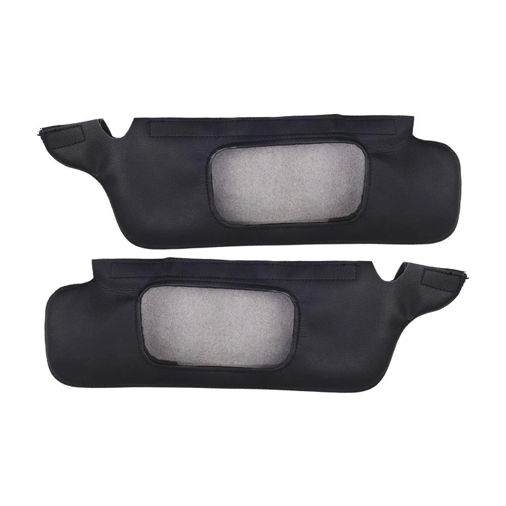 Pair of Sun Visor Covers for Ford Mustang (1994–2004) Black