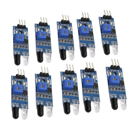 10PCS IR Infrared Reflective Photoelectric Sensor for Obstacle Avoidance