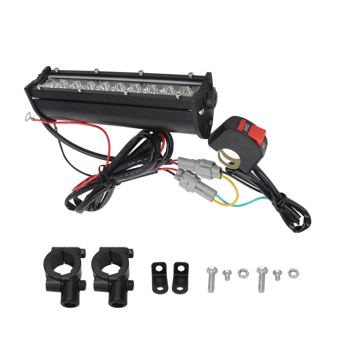 60W LED Light Bar with Wiring Kit for Honda Motorcycle (12V)
