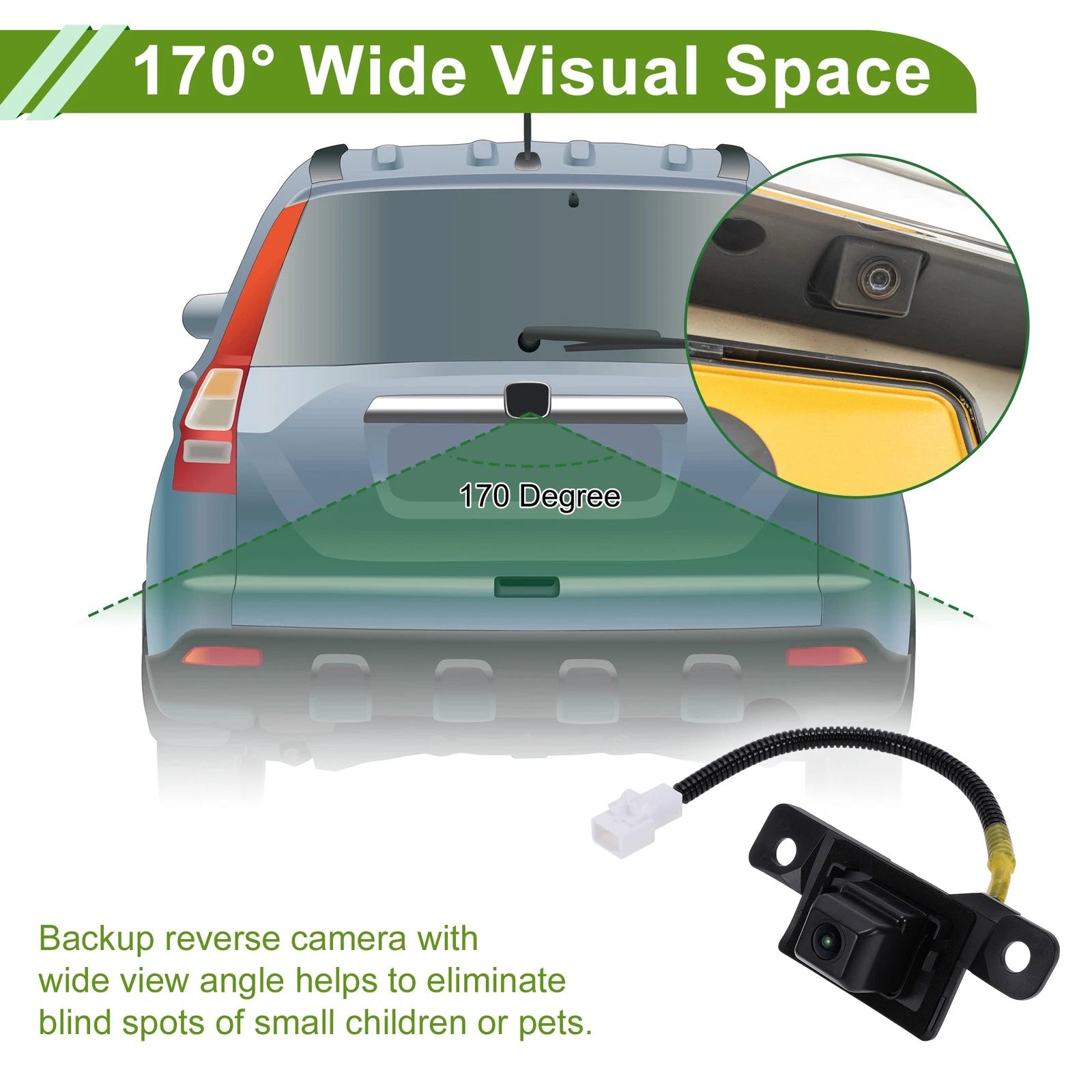 Rear View Backup Camera for Lexus RX350 (2007–2009) Replacement