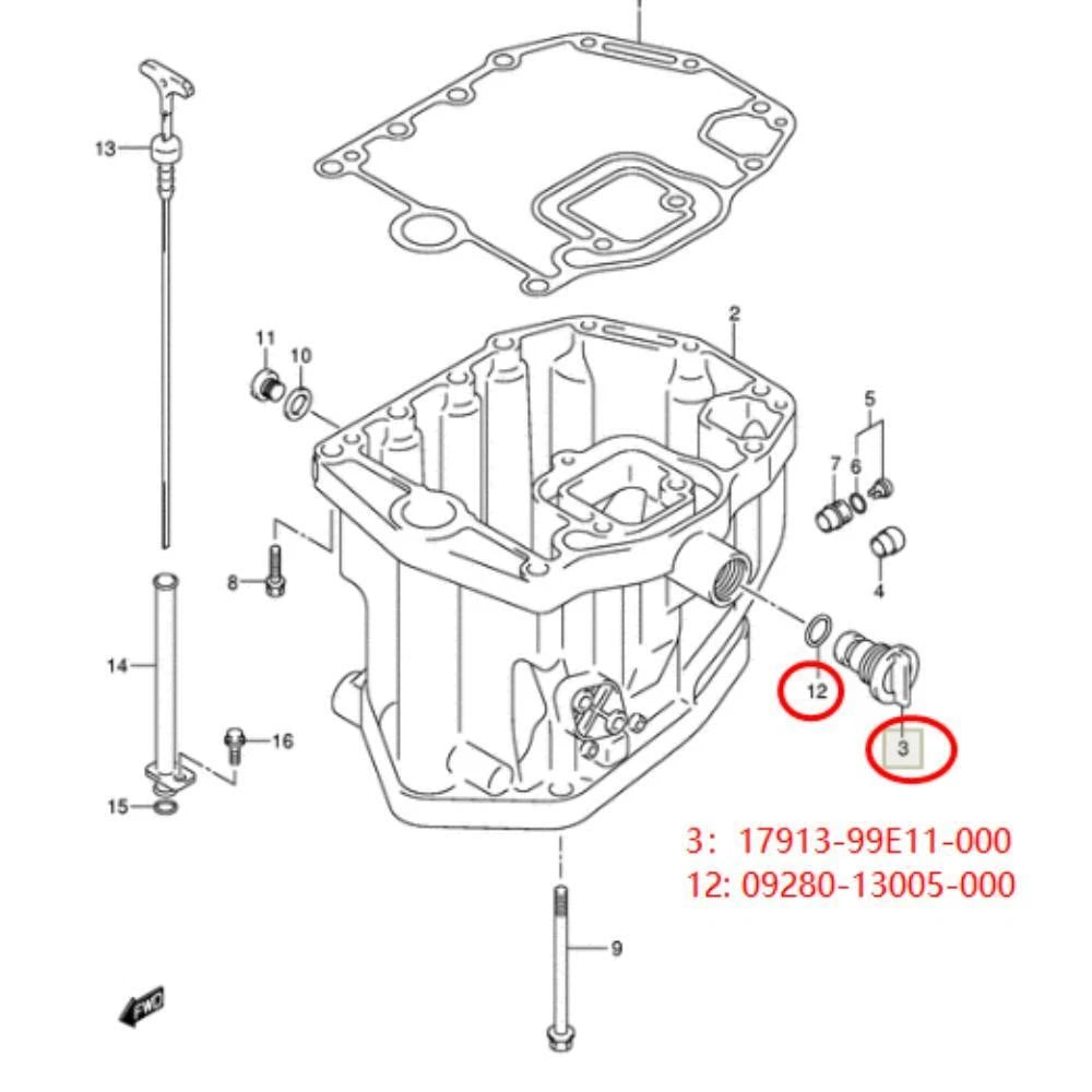 2Pcs Water Flush Plug for Suzuki Outboard DF 25 30 60 70 90 100 115 140 HP