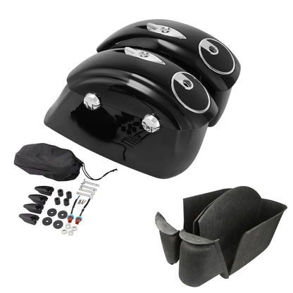 Saddlebag Electronic Latch + Liners for Indian Chieftain Roadmaster (2014–2023)