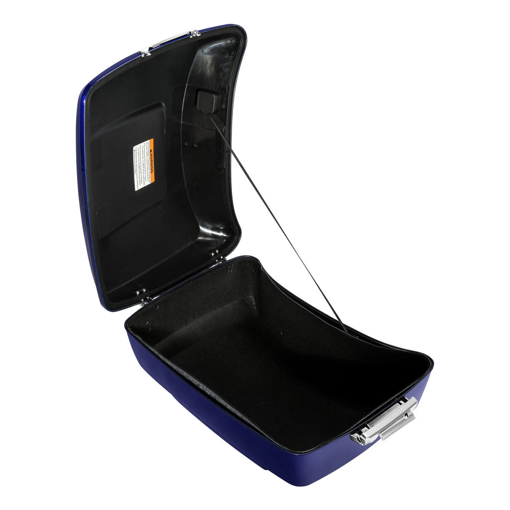 Trunk for Harley Touring Glide (2014–2025) Blue/Black Sunglo