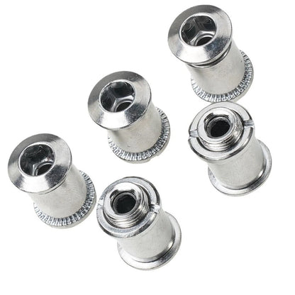 10Pcs Chainring Screws for Mountain Bike (Ultra Light, Stainless Steel)