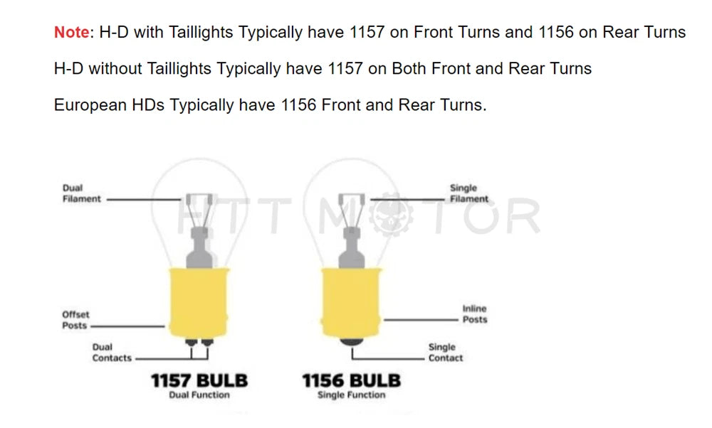 4X 1157 Amber Light Bulb for Auto Car Brake Stop Signal Turn Tail Lamp