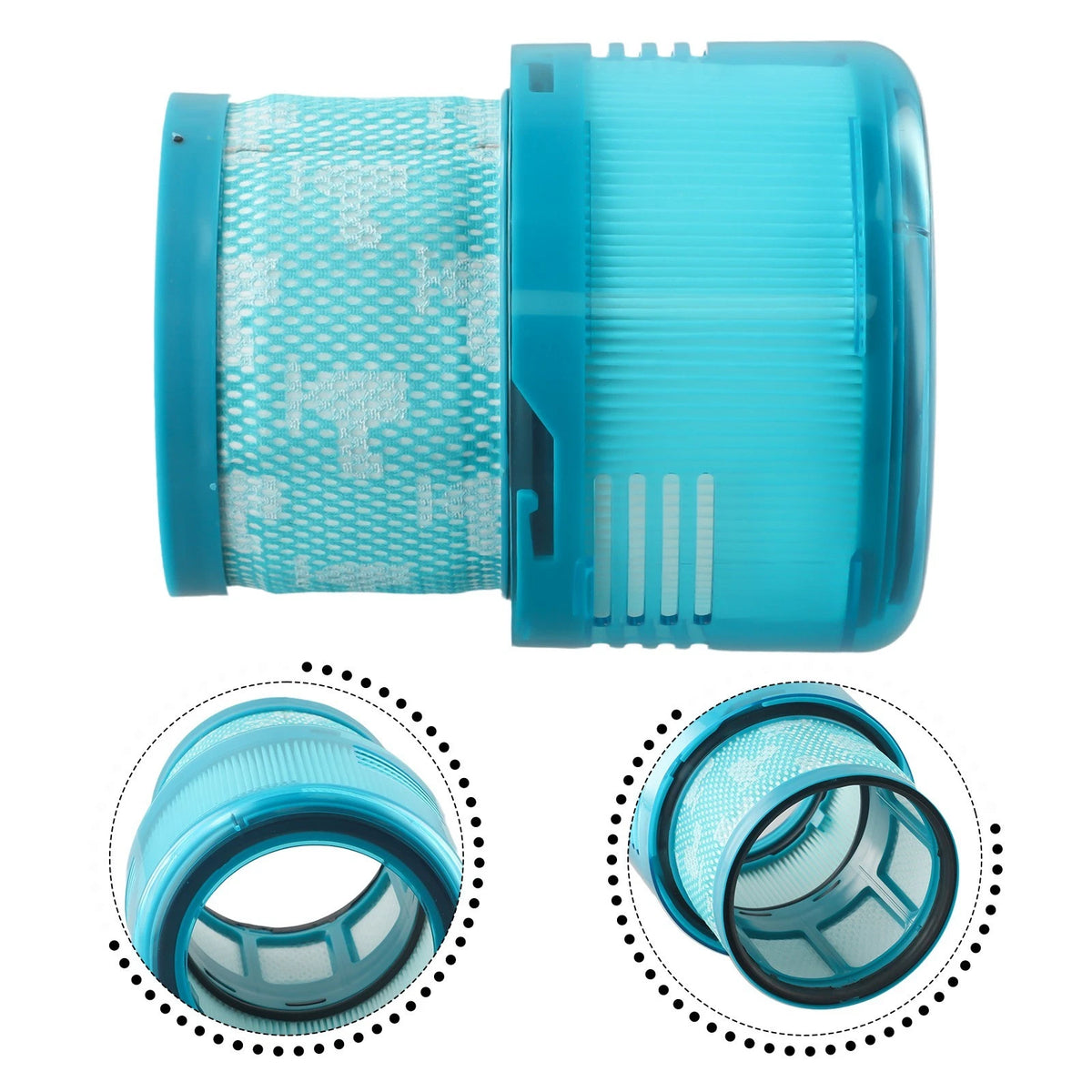 Replacement Exhaust Air Filter Attachment for Cleaning