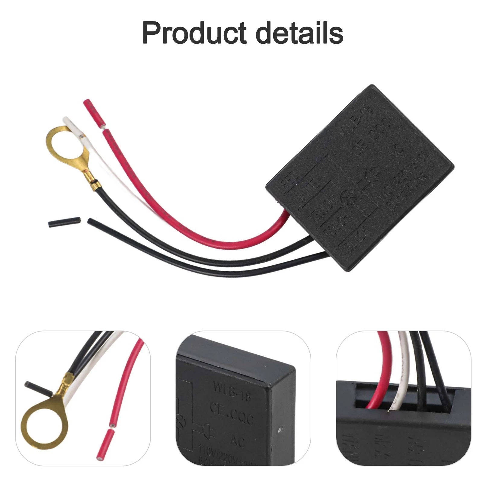 Touch Control Sensor Switch for Desk Lamp Lighting (AC 220V, 3A)