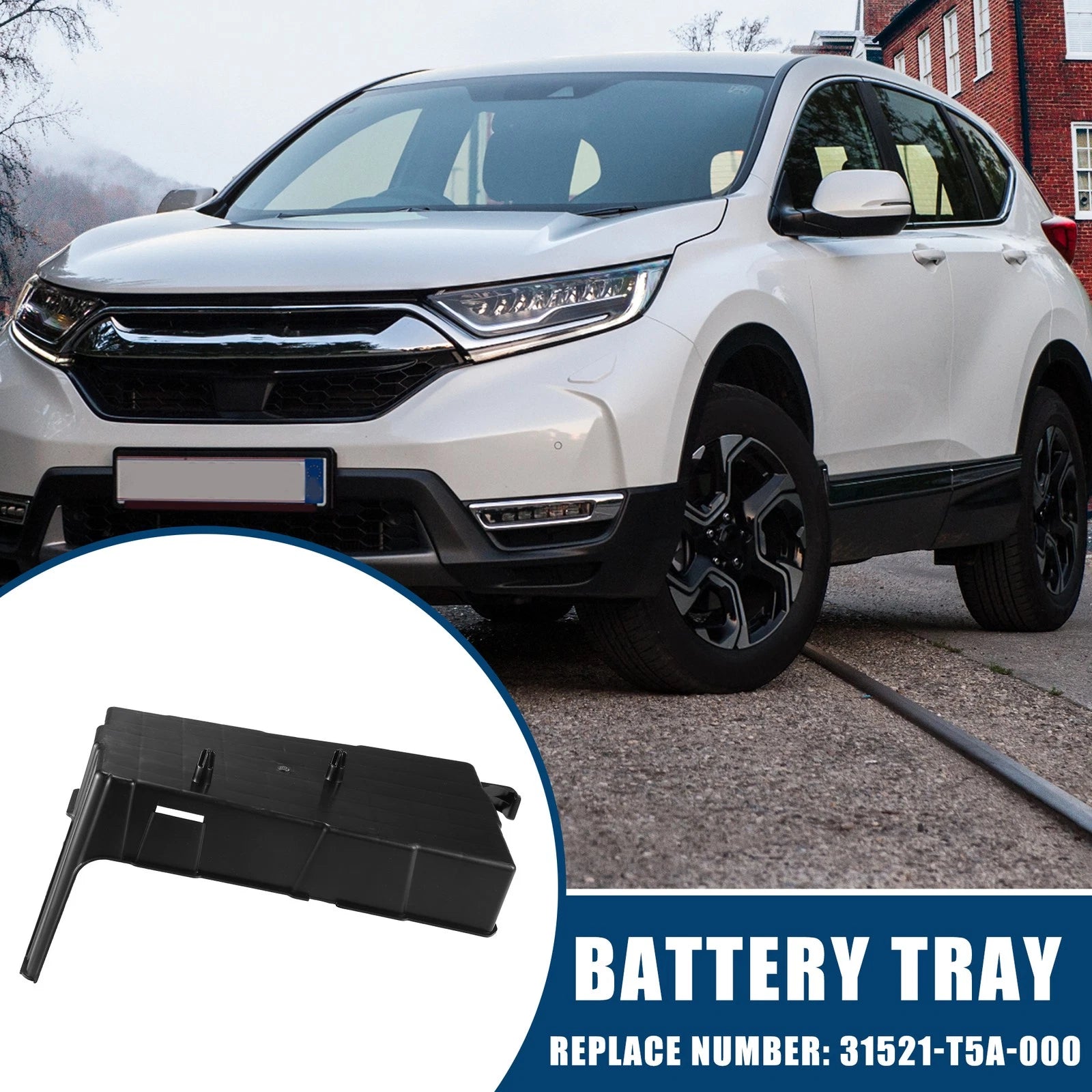 Inner Tray Under Battery Replacement for Honda HR-V (2016–2020) Durable Plastic