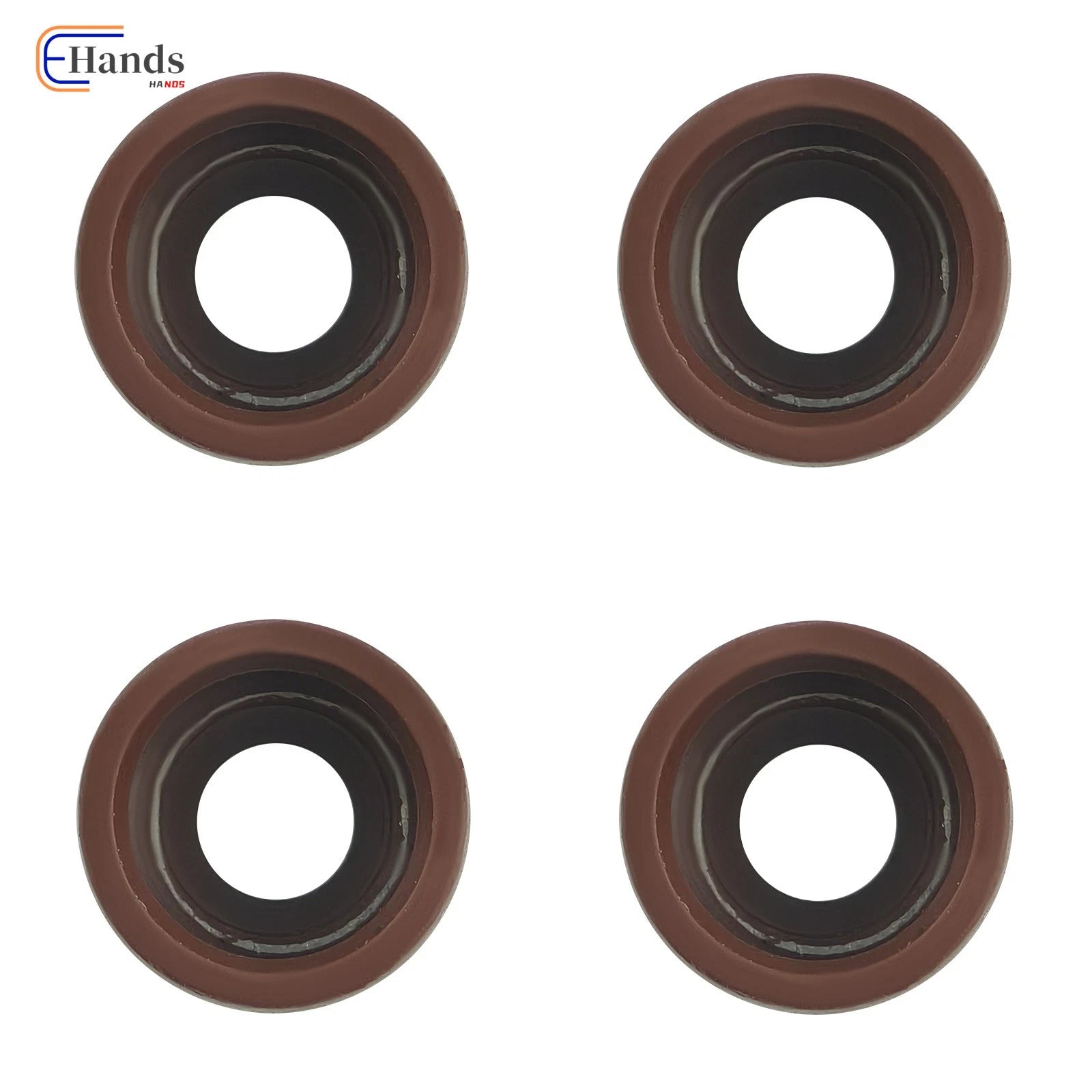 Set of 4 Valve Stem Seals for Honda CRF250R CRF250X (2004–2017) 12209-GB4-681