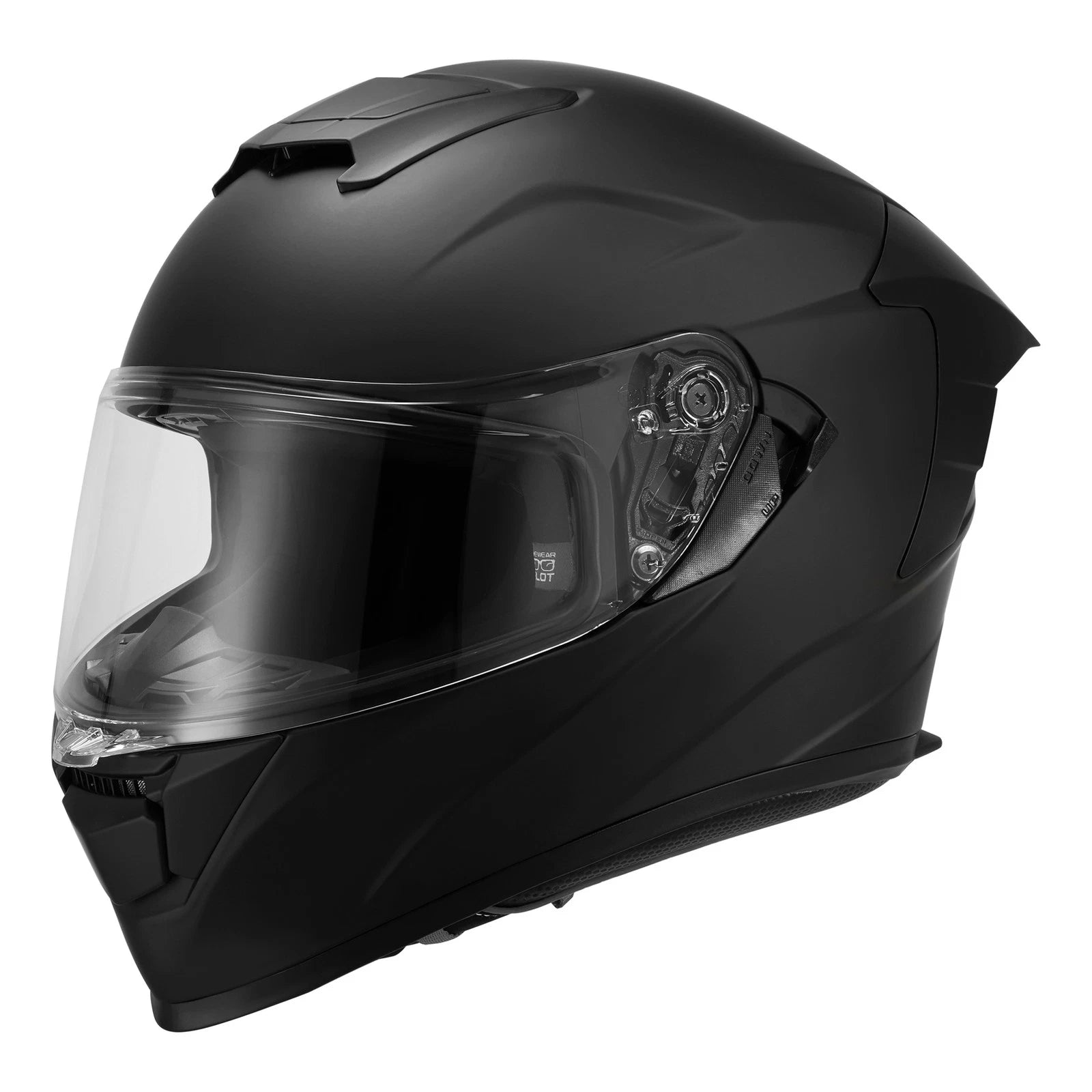 Full Face Motorcycle Helmet for DOT (Bluetooth Ready, Dual Visor)