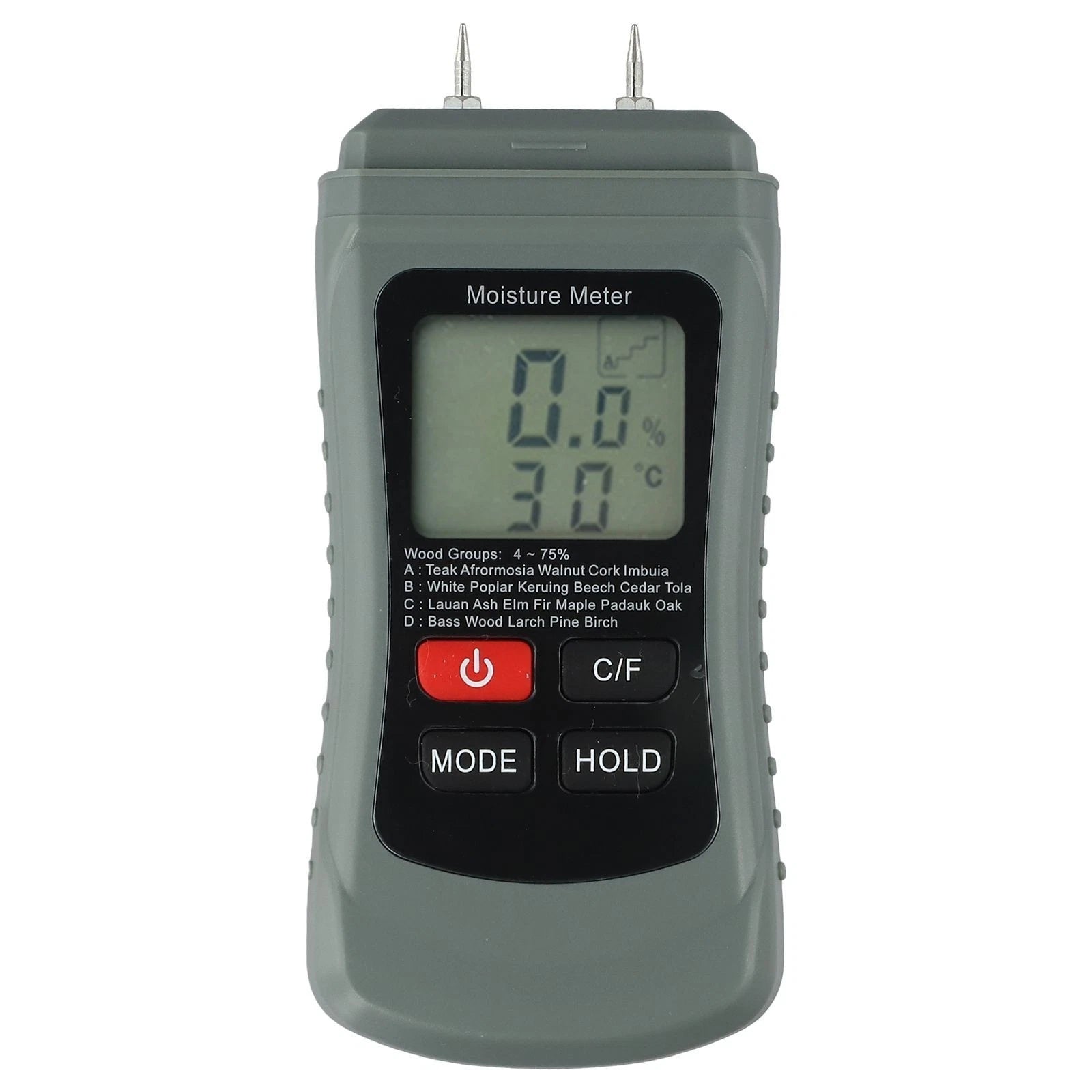 Moisture Meter for Wood Types (4 Modes)