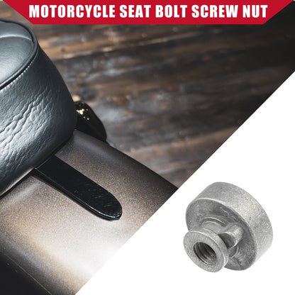 Motorcycle Seat Bolt Mount Nut for Harley Davidson Touring Sportster (1/4"-20)