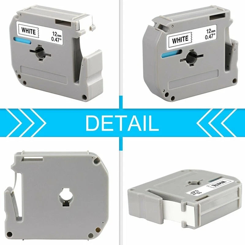 Label Tape for P-Touch M231 MK231 M-K231 (12mm)