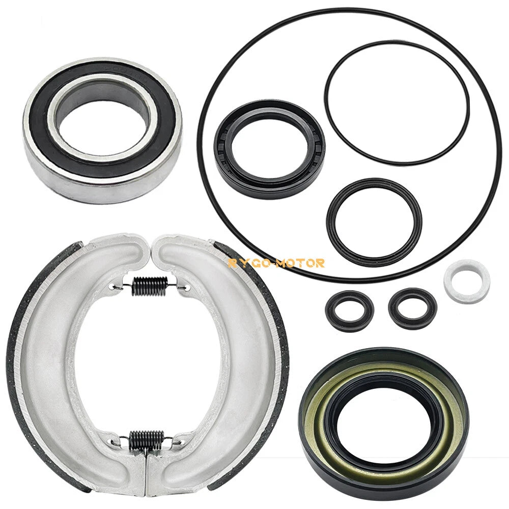 Rear Brake Shoes & Bearing Seals Kit for Honda TRX300FW 4x4 (1988–2000)