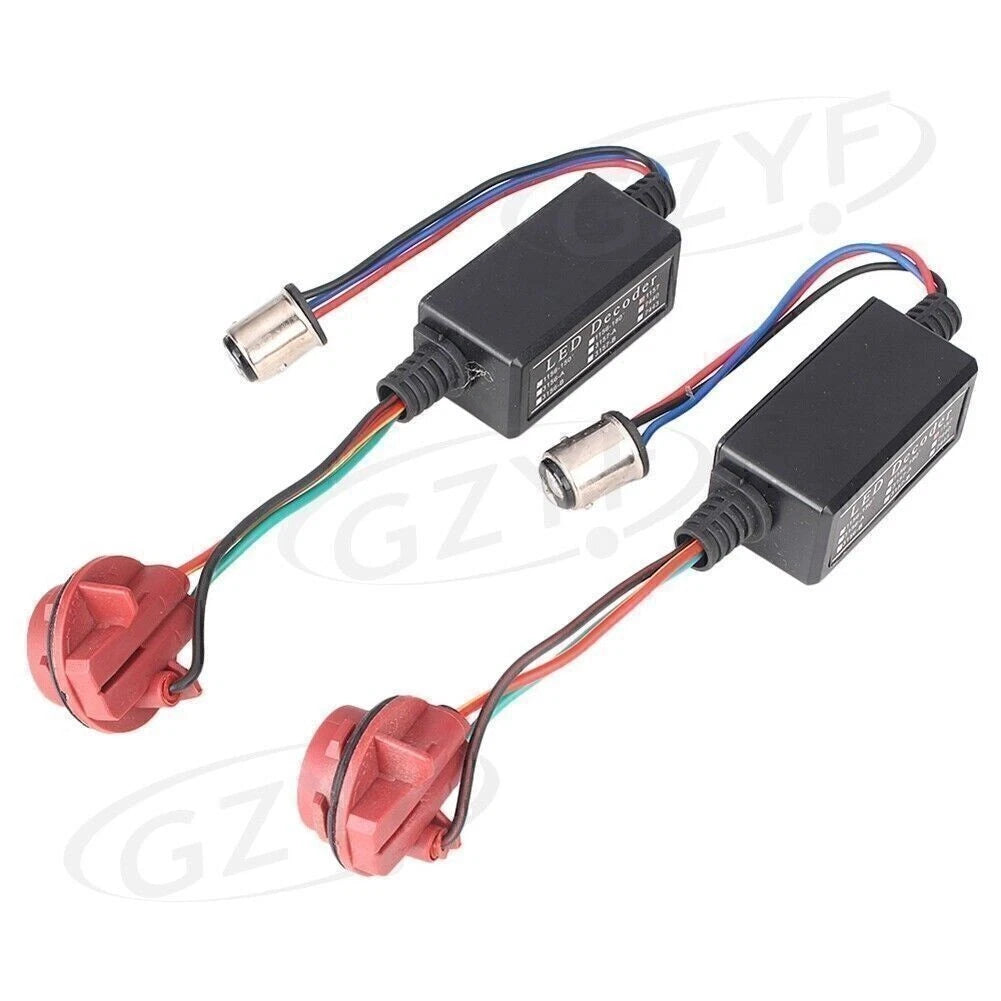 2X Warning Canbus 1157 LED Decoder for Automotive (Error Free)