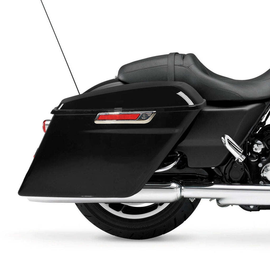 5" Stretched Extended Hard Saddlebags for Harley Touring FL (1993–2013)