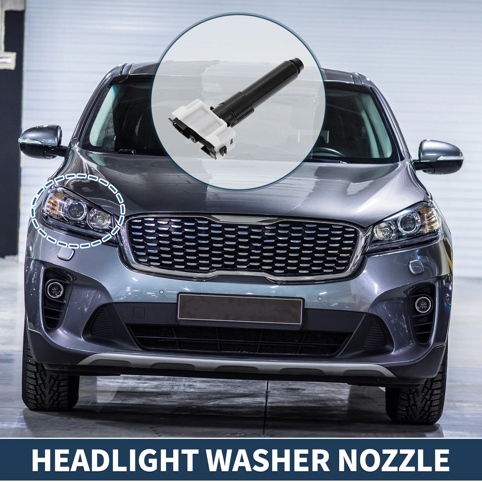 Front Passenger Side Headlight Washer Nozzle for Lexus RX (2008–2015)