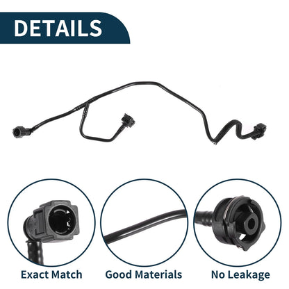 Radiator Hose Coolant Pipe for Volvo XC90 (2016) 1 Pcs Plastic Black