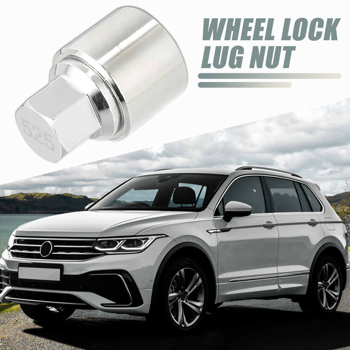 Wheel Lock Lug Nut Removal Key for Volkswagen Scirocco (2008–2017)