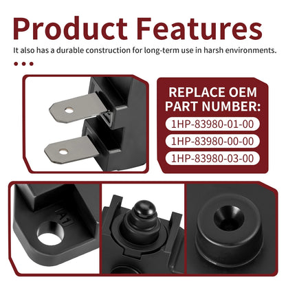 Front Brake Stop Light Switch for Yamaha Grizzly 550, Raptor 700 (2007–2014) 1HP-83980-03-00