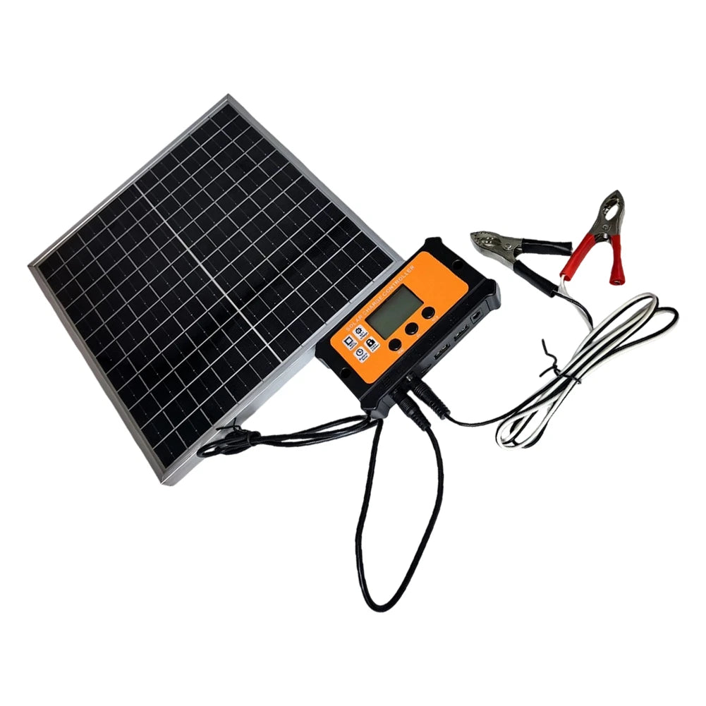 12W Solar Panel for Outdoor Use (Waterproof Design)