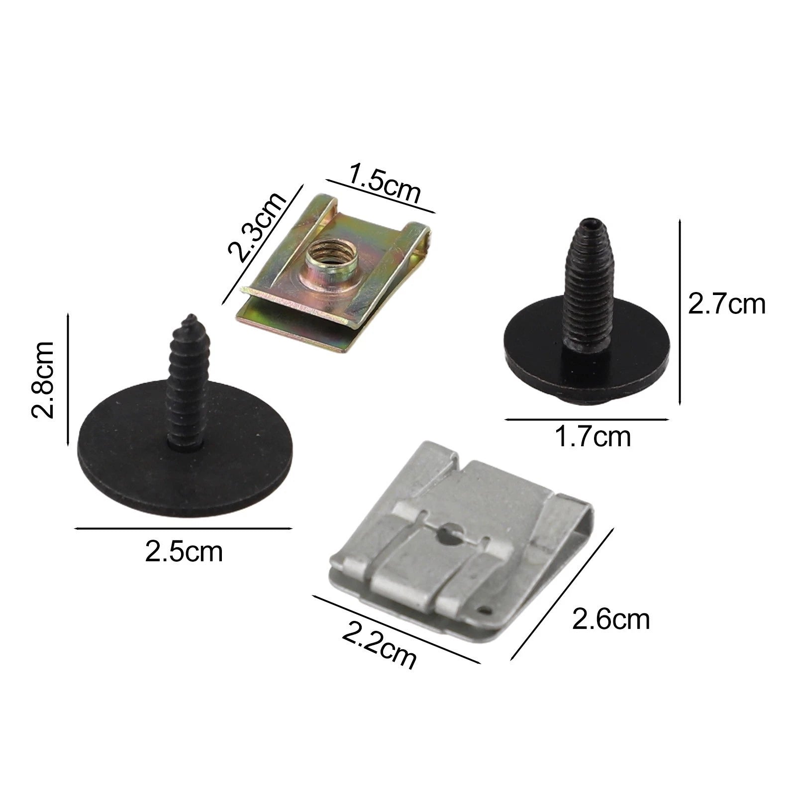 Engine Undertray Splashguard Fasteners Clips for C-Class (2015–2021)