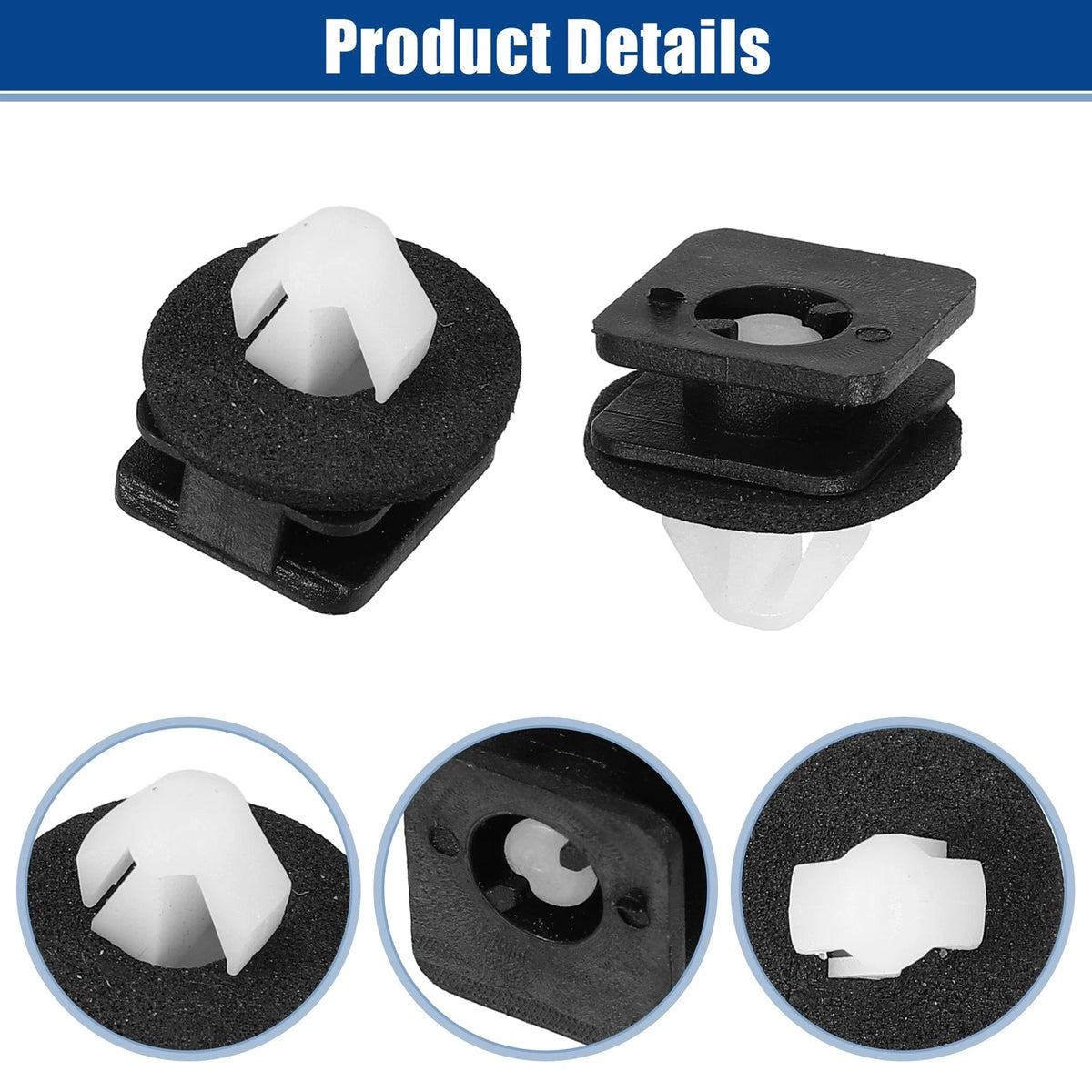 10pcs A Pillar Trim Hardware Windshield Clips for Ford Explorer (2011–2021) No.BB5Z78519R4