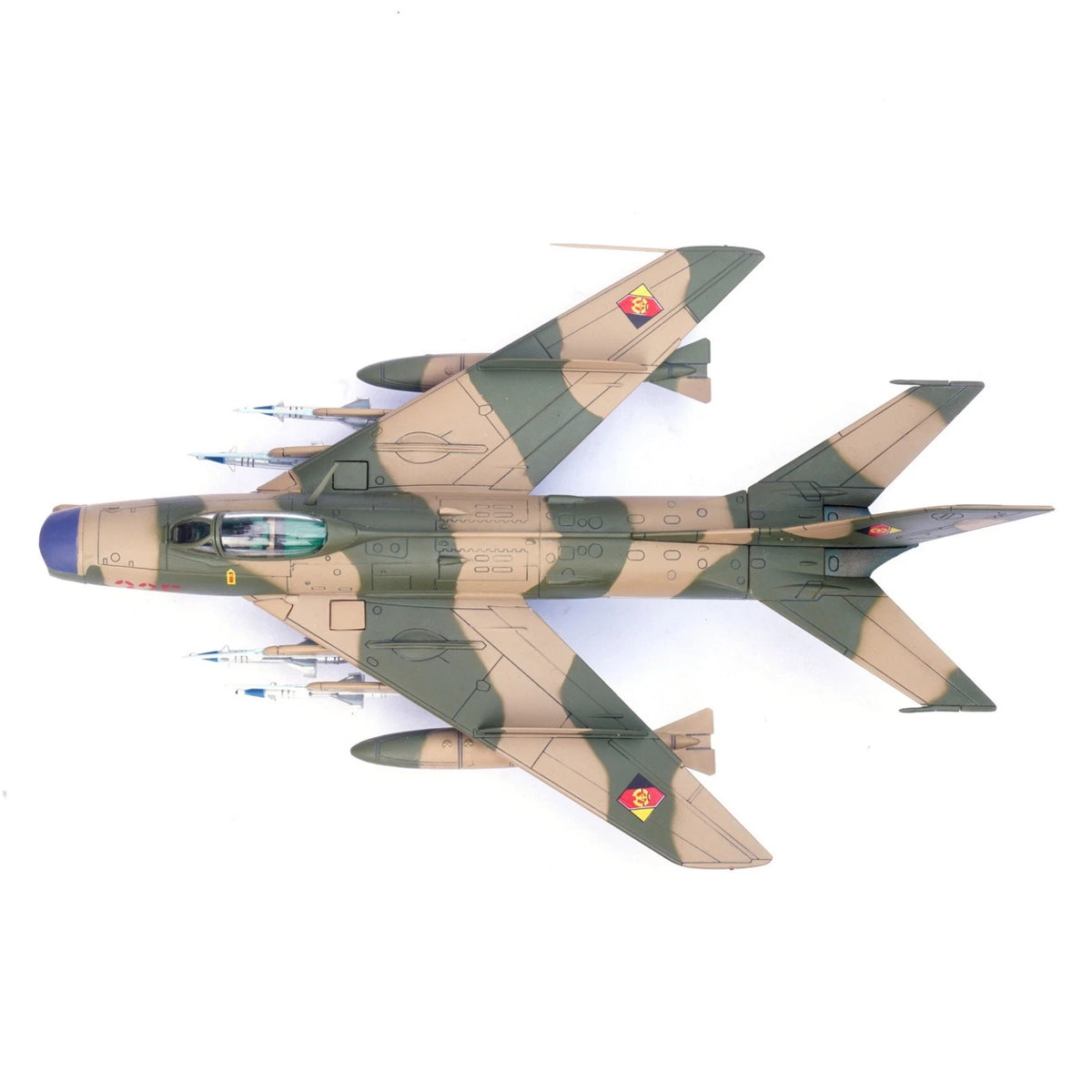 MIG-19PM Diecast Alloy Fighter Aircraft Model for East German Air Force (1:72)