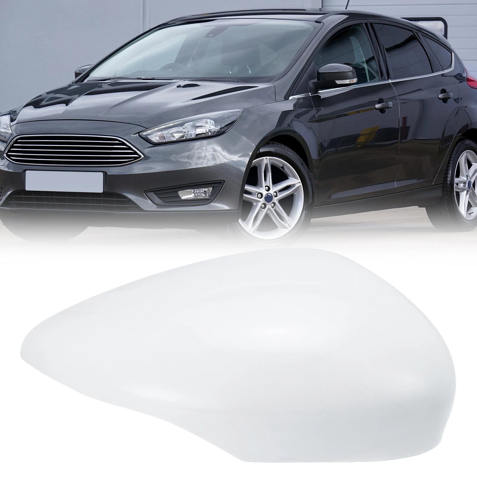 Mirror Cover Cap Right Side View Replacement for Ford Fiesta MK7 (2008–2017)