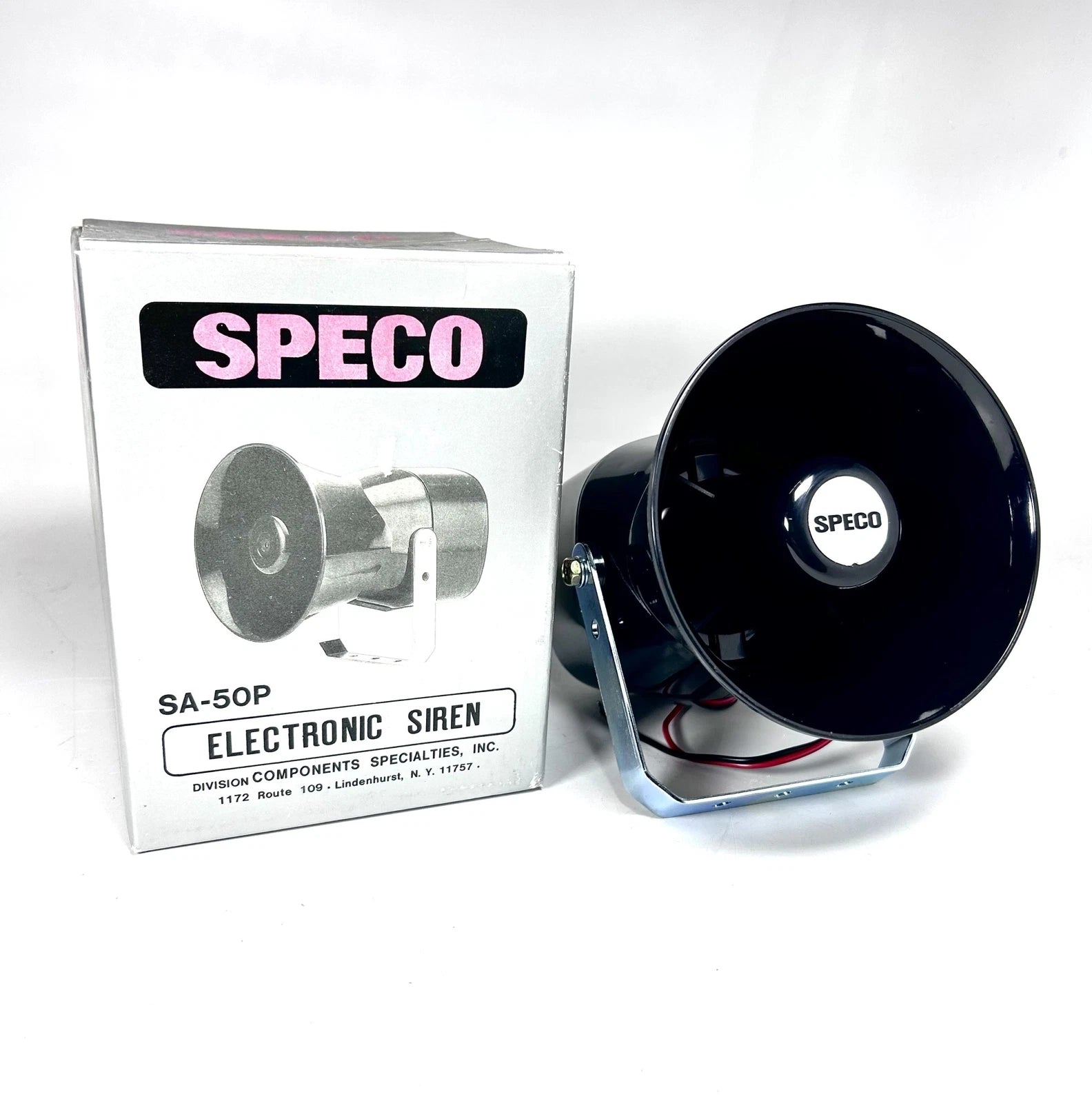 Speco SA-50P Electronic Siren for Universal Use (6-12 Volt)