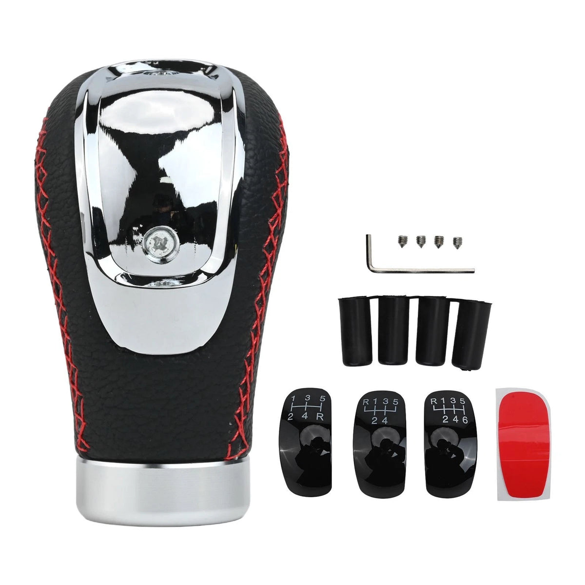 Premium PU Leather Gear Shift Head for Most Cars (Universal Fit)