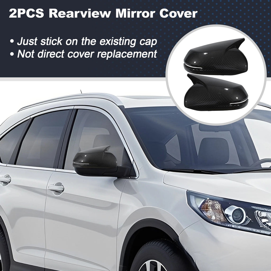 2PCS Left Right Rear View Mirror Cover Replacement for Honda CRV (2017–2022)