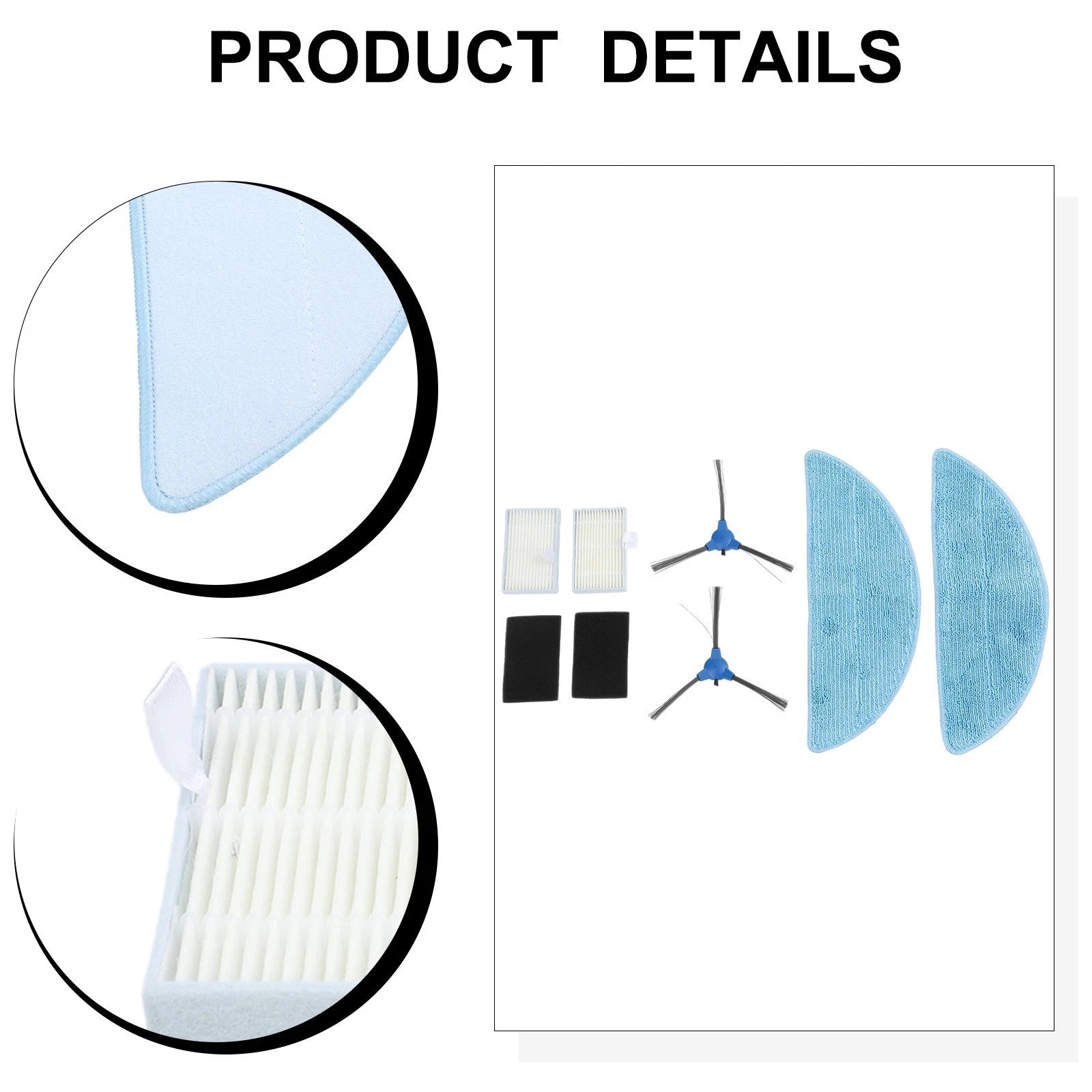 Replacement Components for Cecotec Conga M70 (2017–2023) - Filter & Mop