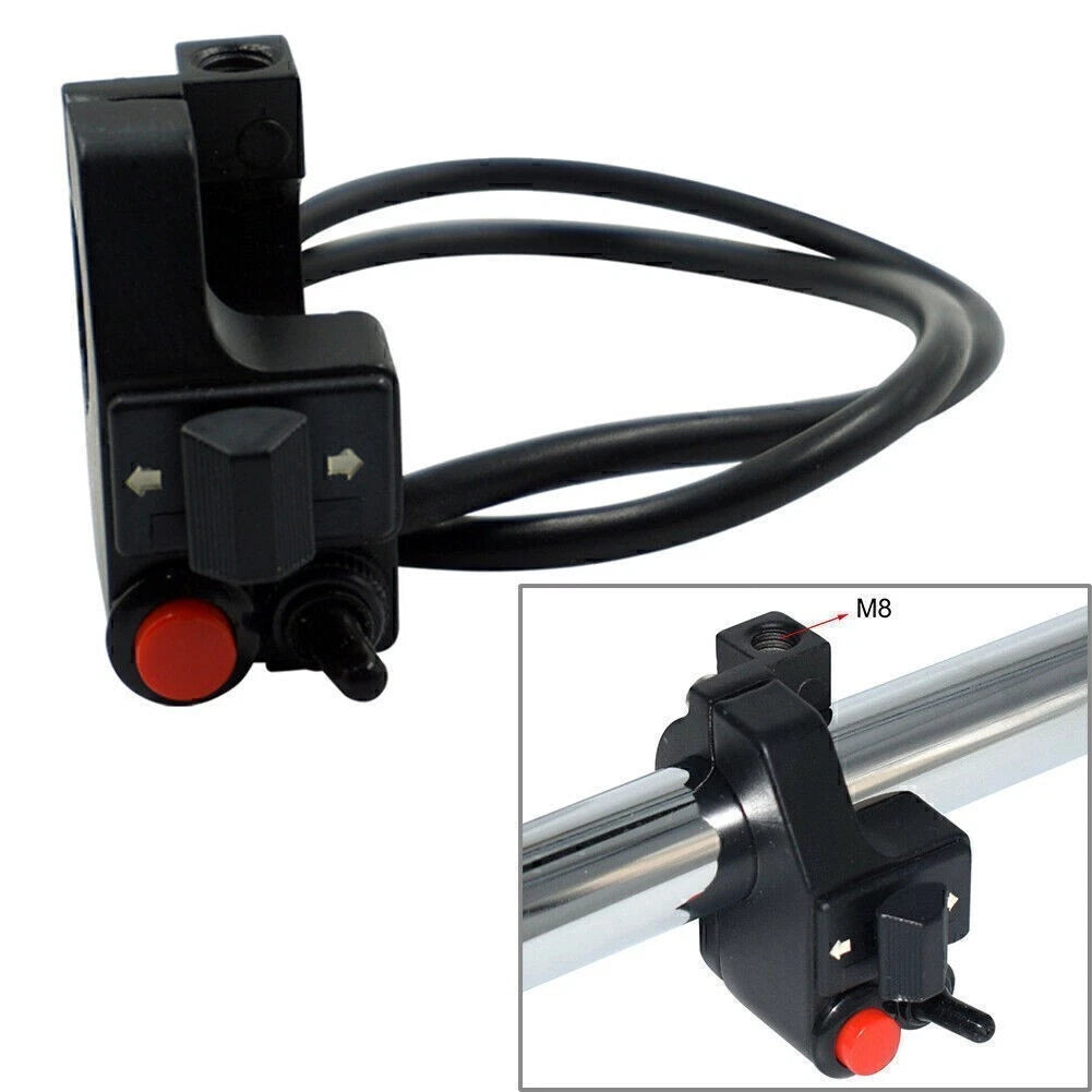7/8" Motorcycle Left Handlebar Switch for Turn Signal, High/Low Beam, Horn