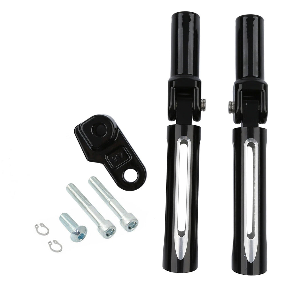 Passenger Footpegs for Harley Softail FLS (2012–2017) & Cross Bones (2008–2011)