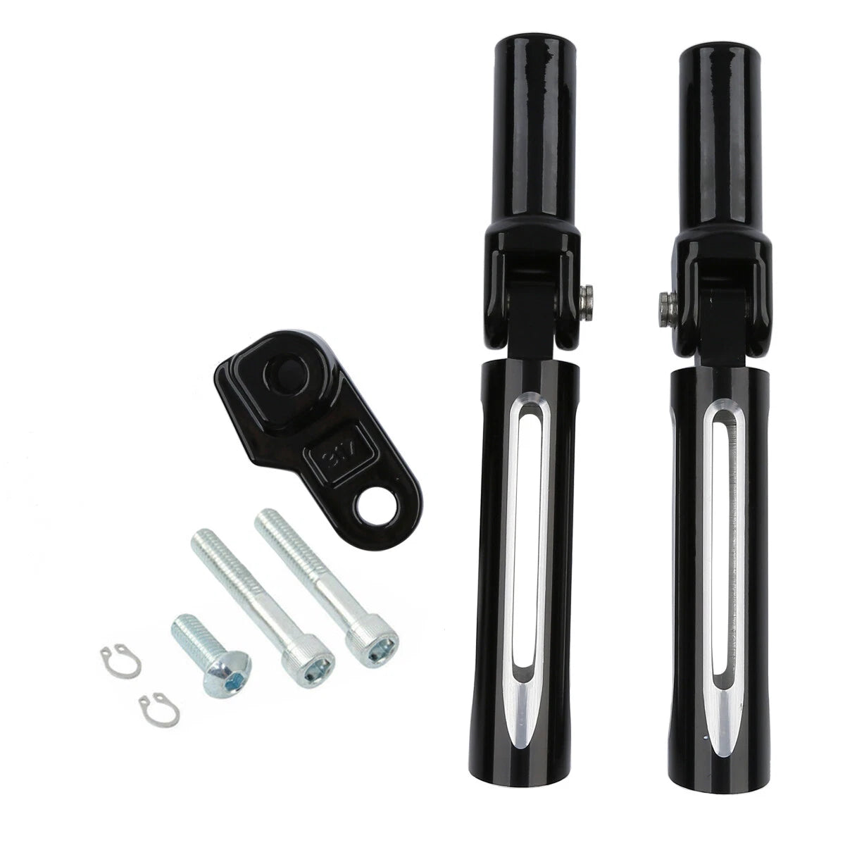 Passenger Footpegs for Harley Softail FLS (2012–2017) & Cross Bones (2008–2011)