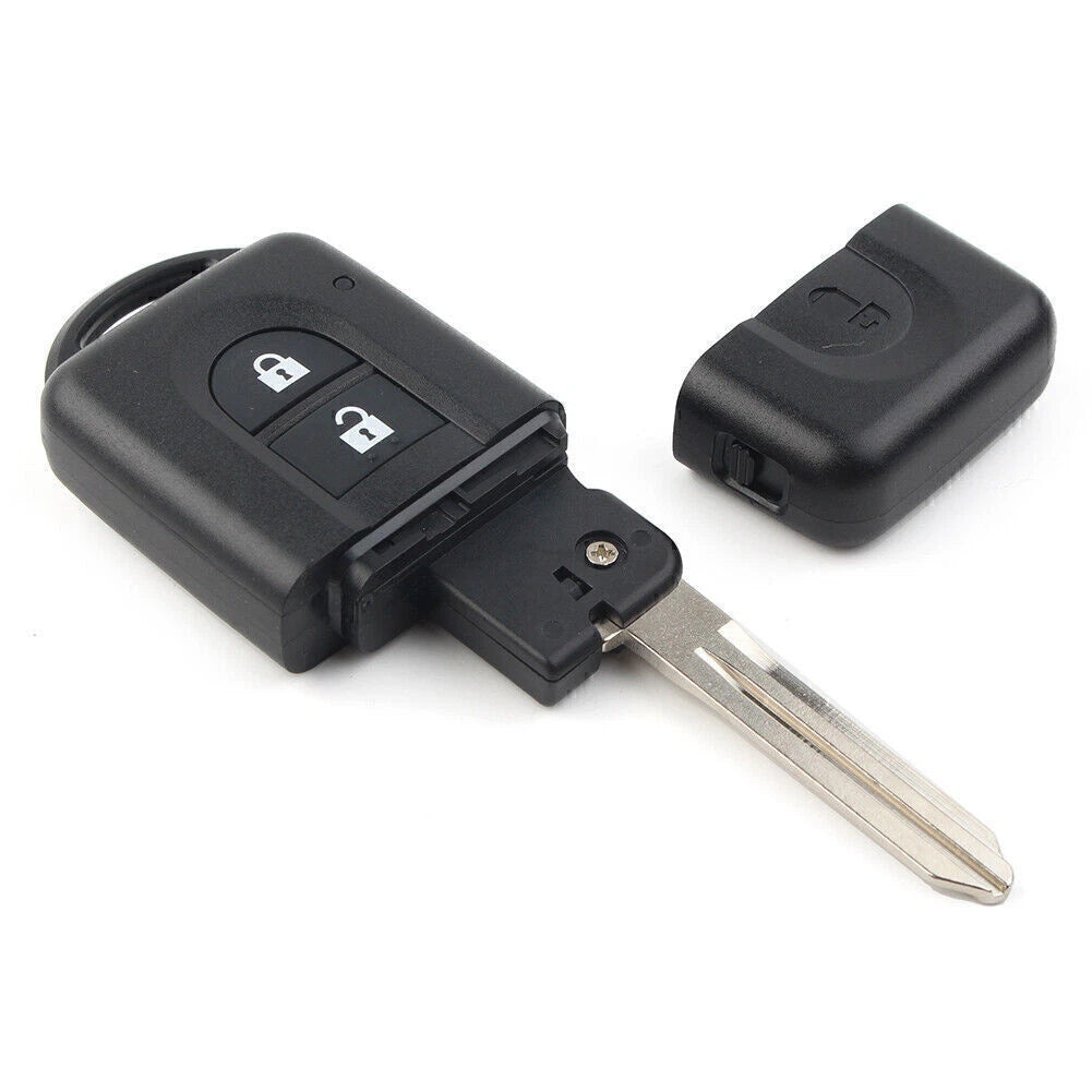 2 Button Remote Key Shell Case for Nissan Micra, Xtrail, Qashqai, Juke