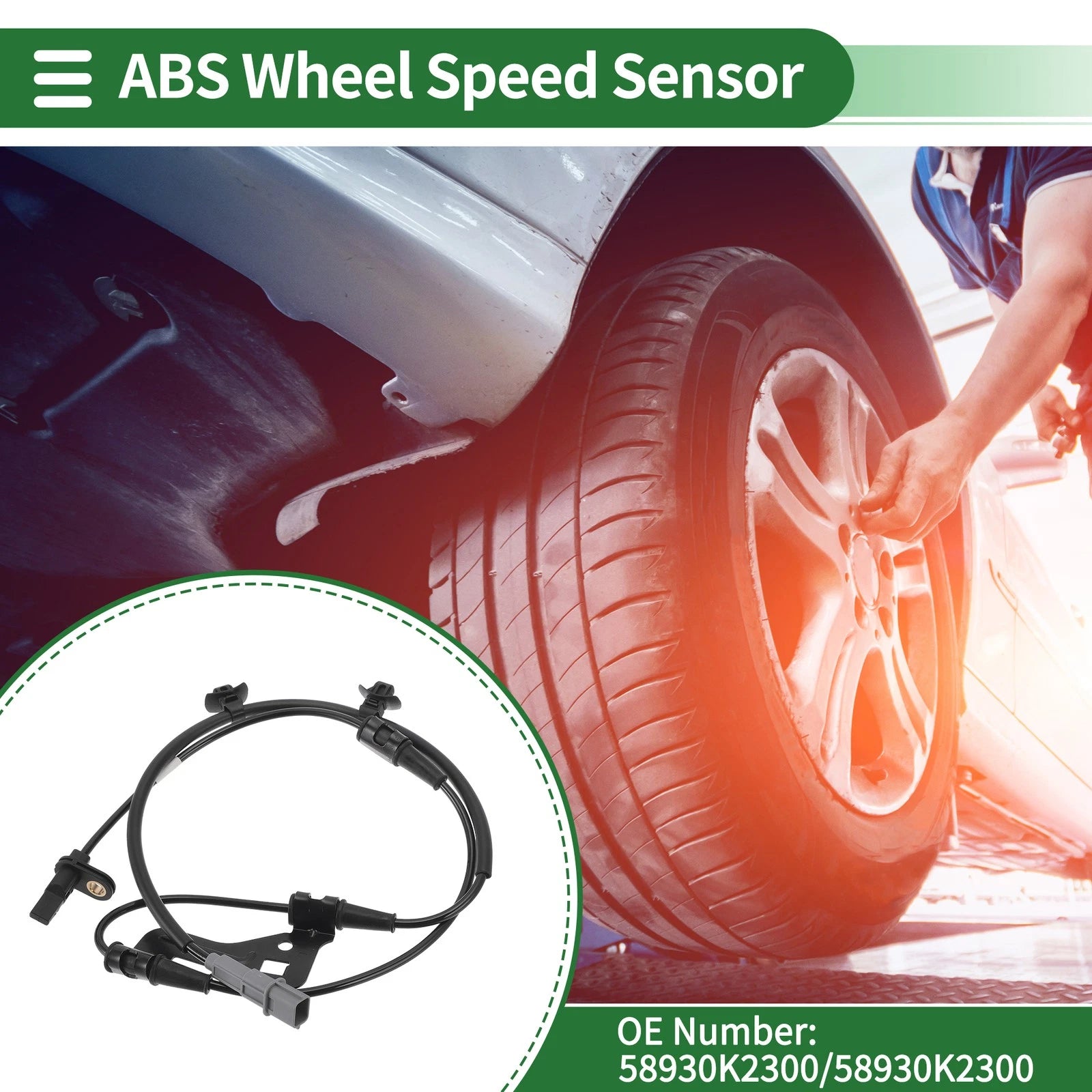 ABS Wheel Speed Sensor Left Front Replacement for Hyundai Venue (2019–2022)