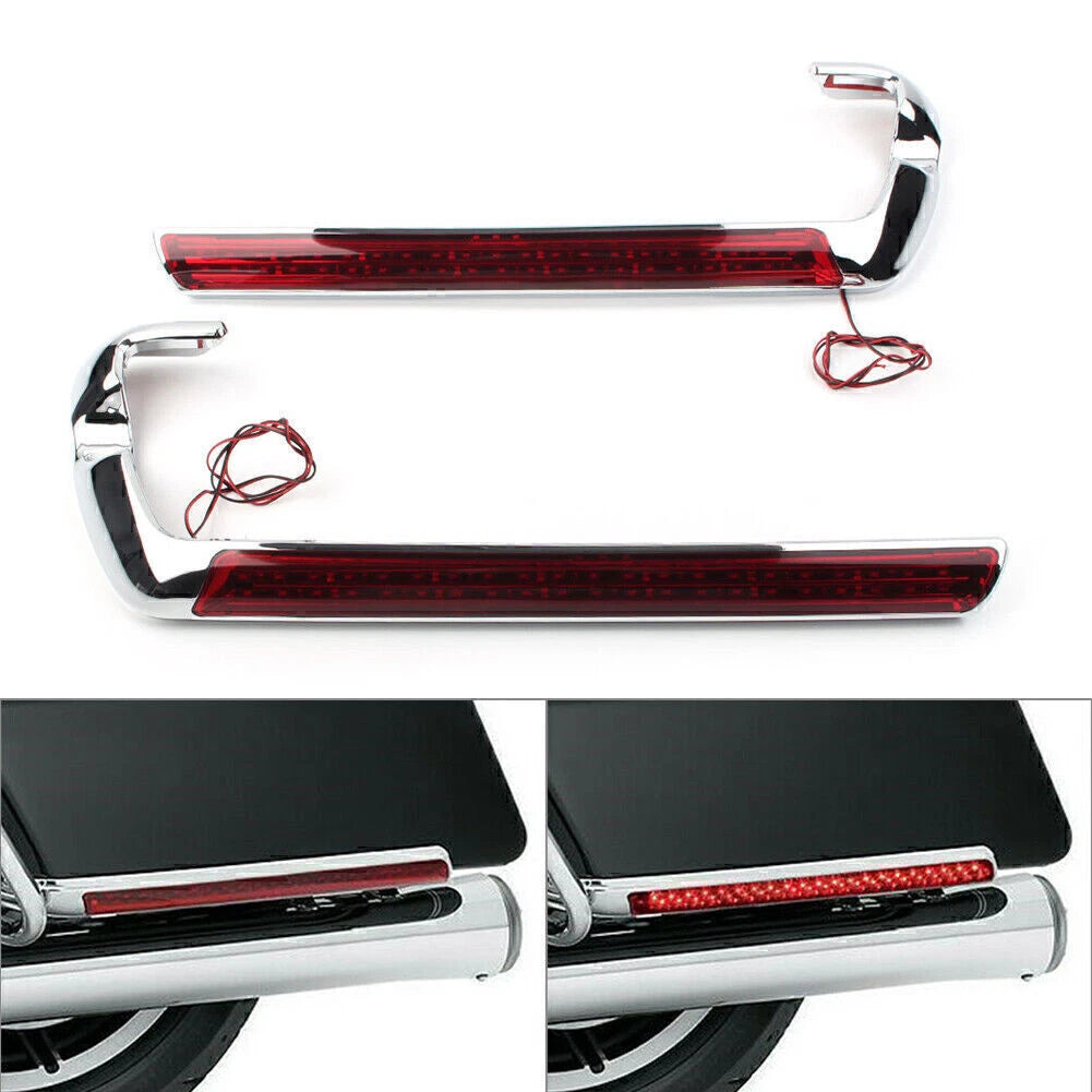 Saddlebag LED Side Marker Light Red Lens for Harley Touring (2014–2020)
