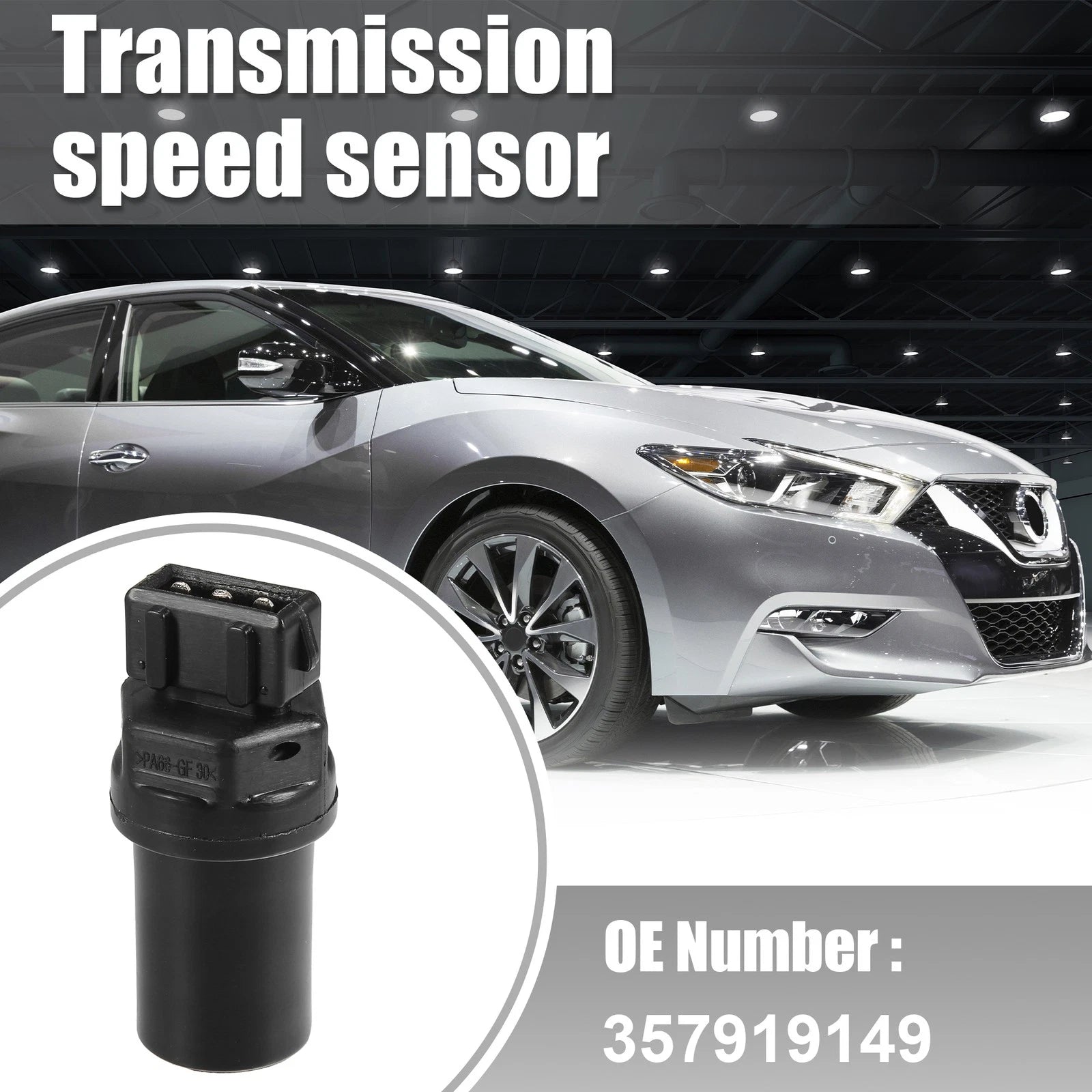 Transmission Speed Sensor Replacement 3 Pin for Volkswagen Cabrio (1999–2002)