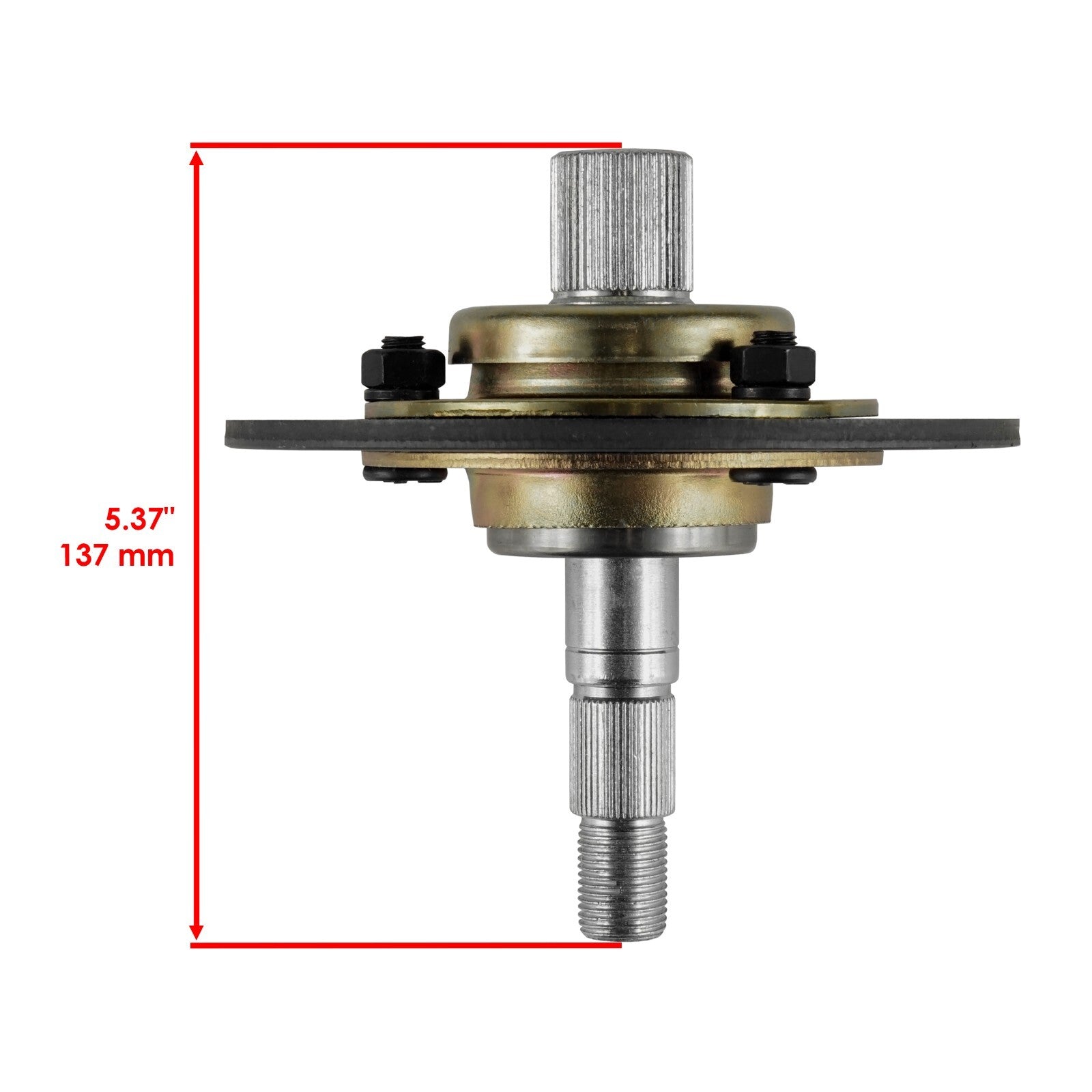 Deck Spindle and Pulley Replacement for White Outdoor LT-14 LT-15 LT-16 (2001–2019)