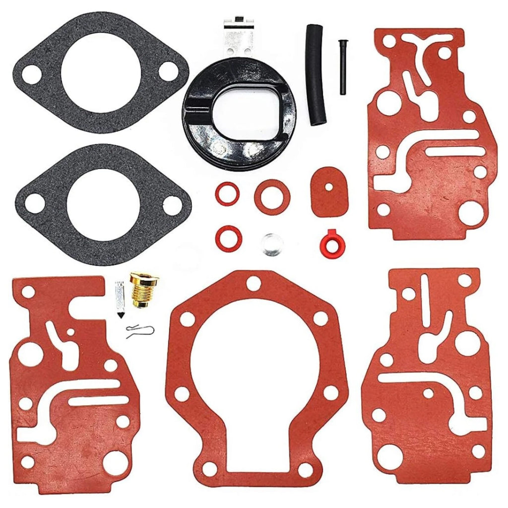 Carburetor Repair Rebuild Kit for Johnson/Evinrude 6hp 8hp 9.9hp (N/A) 439073 0439073